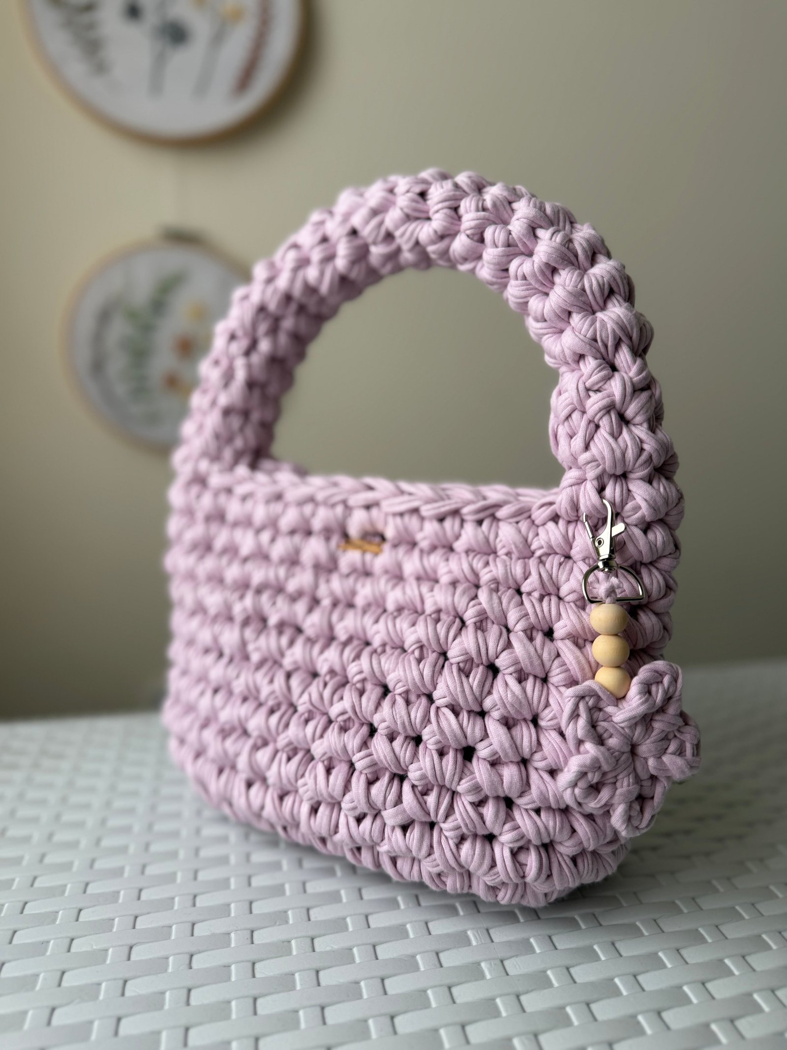 Crochet hand bag “Passion”