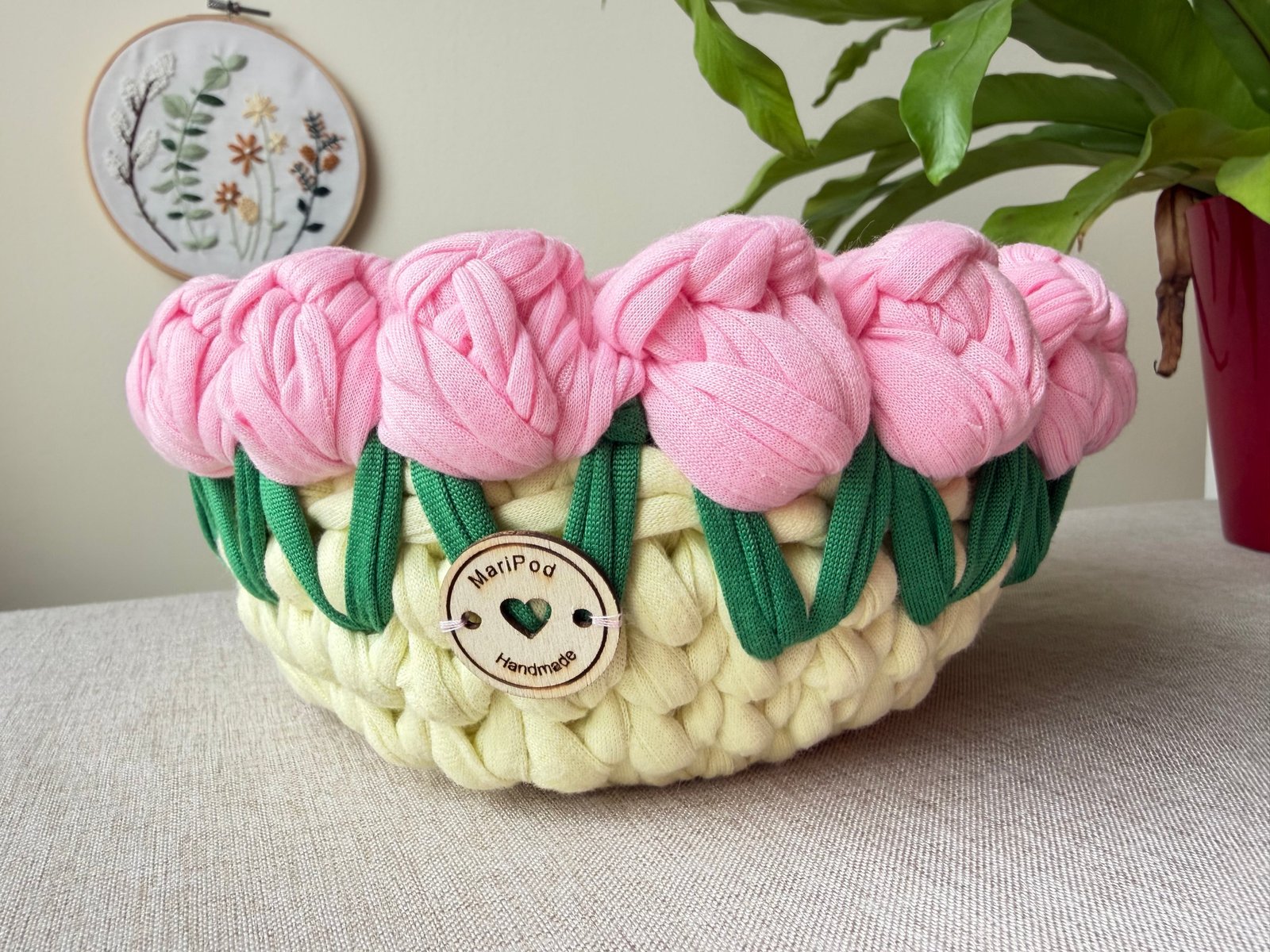 Spring Flowers Basket